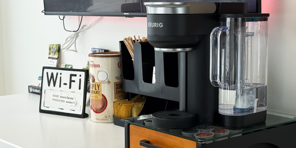 Coffee, WiFi and more amenities