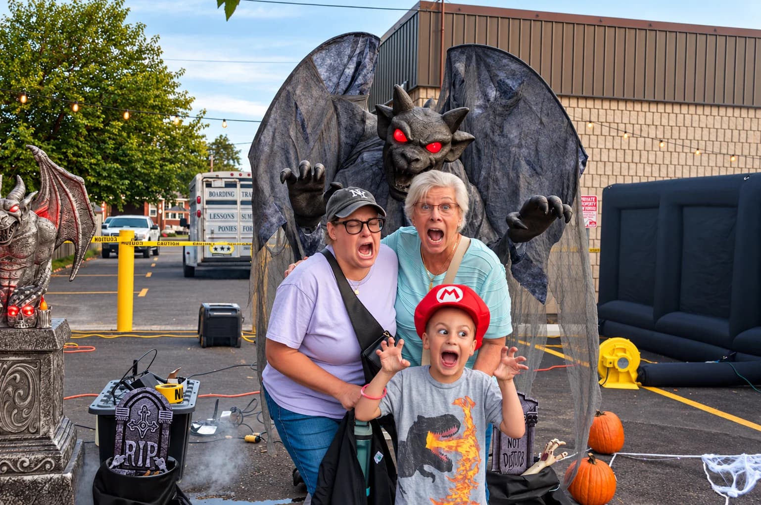 Three wonderfully spooky expressions.